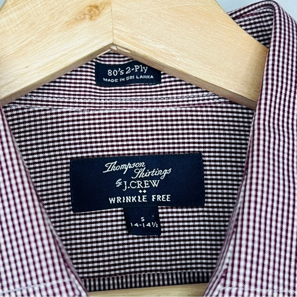 J. Crew Thompson Shirtings 80’s 2-Ply Wrinkle Free Button Up S - Picture 2 of 5